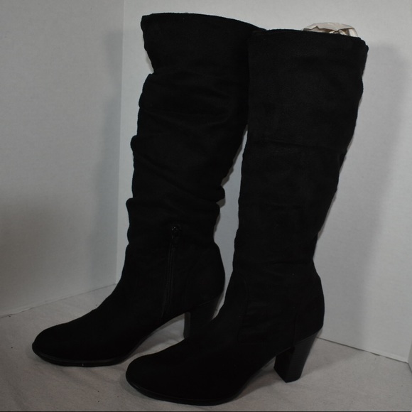 Cute Slouch Swede Boots - Picture 7 of 7